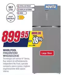 Whirlpool - Frigorifero WHD26552X4E 