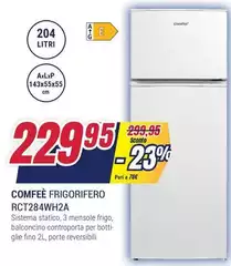 Comfeè - Frigorifero RCT284WH2A 