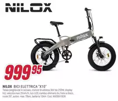 Nilox - Bici Elettrica ''X10''