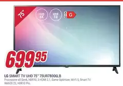 LG - Smart Tv Uhd 75" 75UR78006LB 