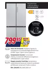 Haier - Frigorifero Cube 83 Serie 3 HCR3818ENMM 