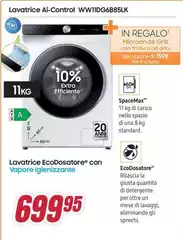Samsung - Lavatrice Ai-Control WW11DG6B85LK