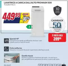 Candy - Lavatrice A Carica Dall'Alto Prowash 500 TCA284TM5-S 