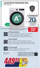 Candy - Lavatrice Prowash 550 BP410BL8-S