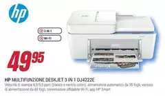 HP - Multifunzione Deskjet 3 In 1 DJ4222E 
