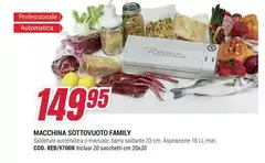 Reber - Macchina Sottovuoto Family