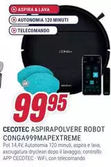 Cecotec - Aspirapolvere Robot CONGA999MAPEXTREME