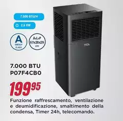 TCL - 7.000 BTU P07F4CB0