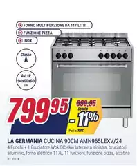 Bertazzoni La Germania - Cucina 90 Cm AMN965LEXV/24