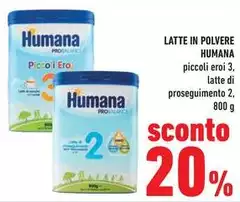 Humana - Latte In Polvere