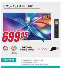 Hisense - E7Q-Qled 4K UHD 75E79Q 