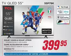 TCL - Tv Qled 55" 55P79K