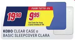 Kobo - Clear Case O Basic Sleepcover Clara