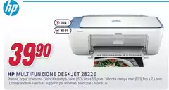 HP - Multifunzione Deskjet 2822E