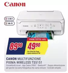 Canon - PIXMA TS5151 Ad Inchiostro A4 4800 X 1200 DPI Wi-Fi
