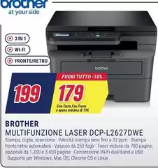 Brother - Multifunzione Laser DCP-L2627DWE