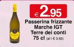 Conti - Passerina Frizzante Marche IGT