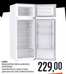 Candy - Frigo Doppia Porta Da Incasso Celpdp2450h