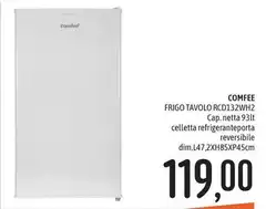 Comfeè - Frigo Tavolo RCD132WH2