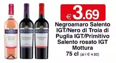 Mottura - Negroamaro Salento IGT/Nero Di Troia Di Puglia IGT/ Primitivo Salento Rosato IGT