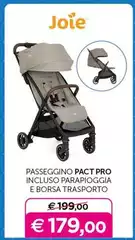 Joie - Passeggino Pact Pro Incluso Parapioggia E Borsa Trasporto