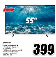 Samsung - Smart Tv 55U8000FU