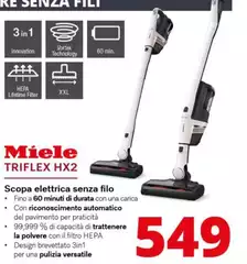 Miele - Triflex HX2 Scopa Elettrica Senza Filo 
