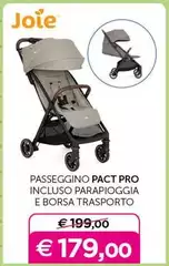 Joie - Passeggino Pact Pro Incluso Parapioggia E Borsa Trasporto