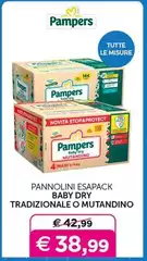 Pampers - Pannolini Baby Dry Tradizionale O Mutandino