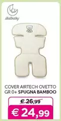 Italbaby - Cover Airtech Ovetto + Spugna Bamboo