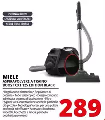 Miele - Aspirapolvere A Traino Boost CX11 125 Edition Black