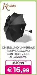 Ombrellino Universale Per Paggeggio Con Protezione Ai Raggi Uva