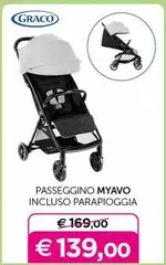 Graco - Passeggino Myavo Incluso Parapioggia 