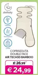 Italbaby - Copriseduta Double Face Air Tech3d Bamboo