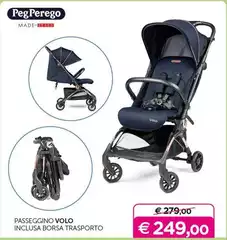 Peg Perego - Passeggino Volo Inclusa Borsa Trasporto