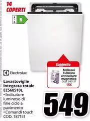 Electrolux - Lavastoviglie Integrata Totale ES6S8510L