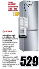 Bosch - Frigorifero Serie 2 Combinato Da Libera Installazione