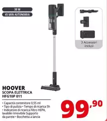 Hoover - Scopa Elettrica HFG10P 011