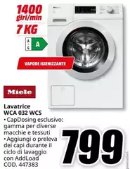 Miele - Lavatrice WCA032 Wcs