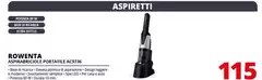 Rowenta - X-Touch AC9736 Aspirabriciole Per Casa E Auto, Senza Sacchetto Grigio, Bianco