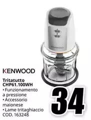 Kenwood - Tritatutto CHP61.100WH