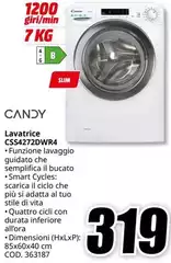Candy - Lavatrice Cs4a272dwr4
