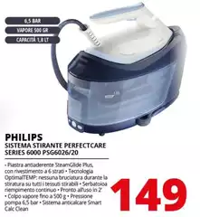 Philips - 6000 Series PerfectCare PSG6026/20, Ferro Da Stiro Generatore Di Vapore, 2400W, 1.8L