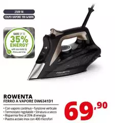 Rowenta - Ferro A Vapore DW6341D1 