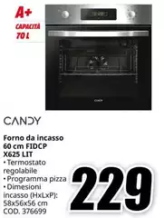 Candy - Forno Da Incasso X625 LIT