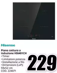 Hisense - Piano Cottura A Induzione HI6401CH