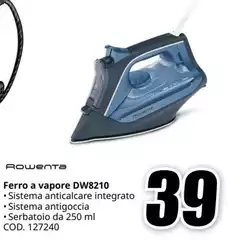 Rowenta - DW8210 ferro a vapore 2000 Giri/Min Bianco