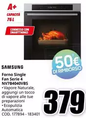 Samsung - Forno Single Fan Serie 4 Nv7b4040vbs