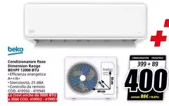 Beko - Condizionatore Dimension Range E-Effle2000 BTIU