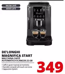 De Longhi - Magnifica Start ECAM220.22.GB Macchina Da Caffè Automatica Grey Black